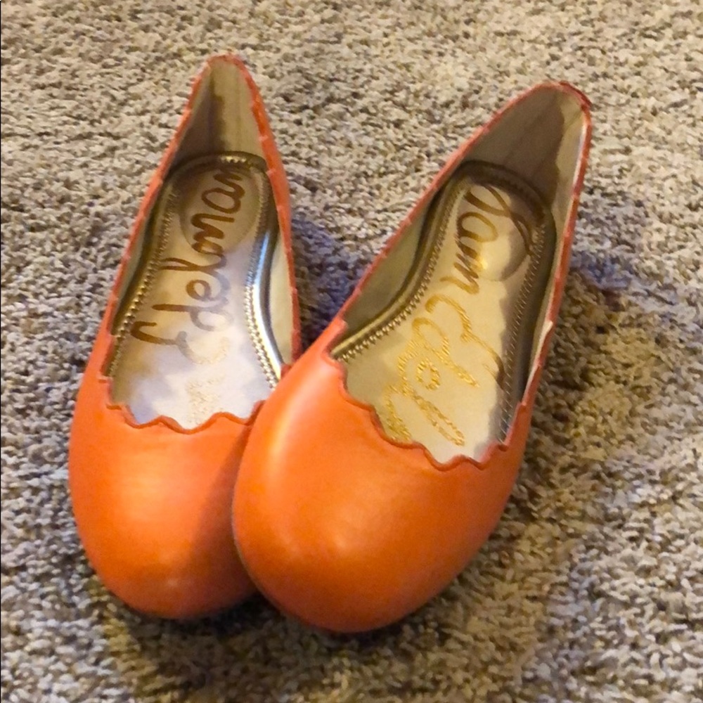 Orange flats, 6M, cute design